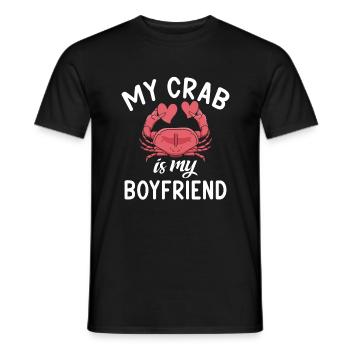 Cadeaux Crab Lover - T-shirt homme - noir - Devant - AI Model Male 178 light (178cm)