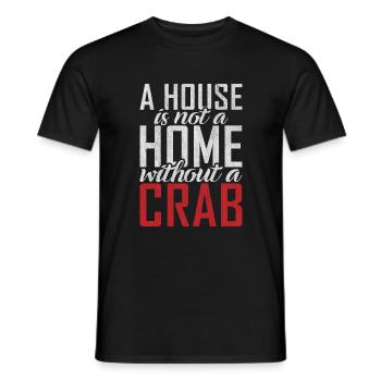 Cadeaux Crab Lover - T-shirt homme - noir - Devant - AI Model Male 178 light (178cm)