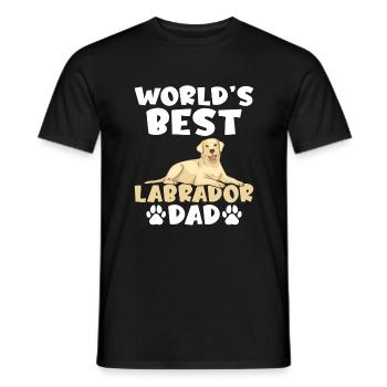 Cadeaux amoureux du Labrador - T-shirt homme - noir - Devant - AI Model Male 178 light (178cm)
