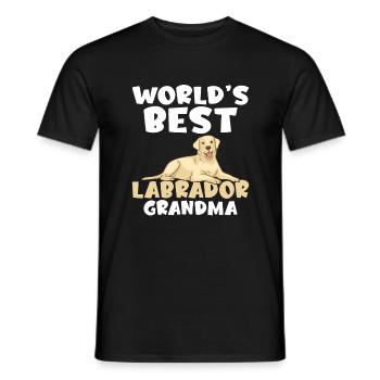 Cadeaux amoureux du Labrador - T-shirt homme - noir - Devant - AI Model Male 178 light (178cm)