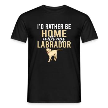 Labrador Liebhaber Geschenke - Männer T-Shirt - Schwarz - Vorne - AI Model Male 178 light (178cm)