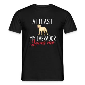 Labrador Lover Gifts - Men's T-Shirt - black - Front - AI Model Male 178 light (178cm)