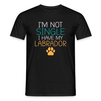 Cadeaux amoureux du Labrador - T-shirt homme - noir - Devant - AI Model Male 178 light (178cm)