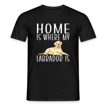 Labrador Liebhaber Geschenke - Männer T-Shirt - Schwarz - Vorne - AI Model Male 178 light (178cm)