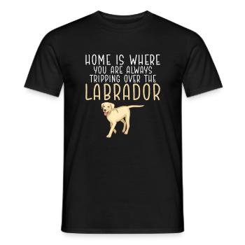 Cadeaux amoureux du Labrador - T-shirt homme - noir - Devant - AI Model Male 178 light (178cm)