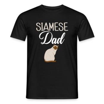 Geschenke zum Suchbegriff: "Siamkatze" - Männer T-Shirt - Schwarz - Vorne - AI Model Male 178 light (178cm)