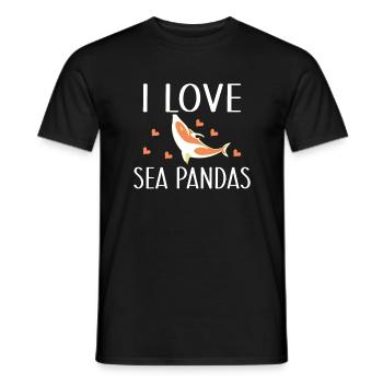 Orca Whale Gifts - Men's T-Shirt - black - Front - AI Model Male 178 light (178cm)