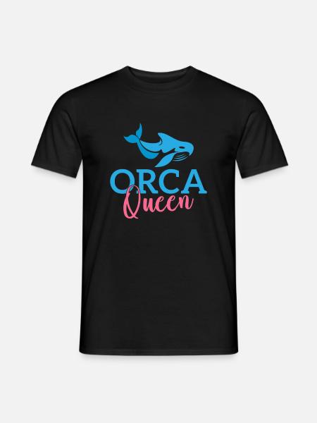Orca Wal Geschenke - Männer T-Shirt - Schwarz