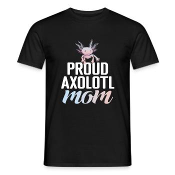 Axolotl Liebhaber Geschenke - Männer T-Shirt - Schwarz - Vorne - AI Model Male 178 light (178cm)