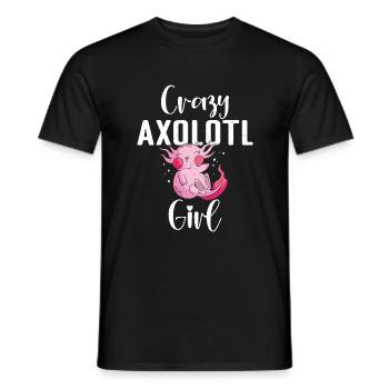 Axolotl Liebhaber Geschenke - Männer T-Shirt - Schwarz - Vorne - AI Model Male 178 light (178cm)