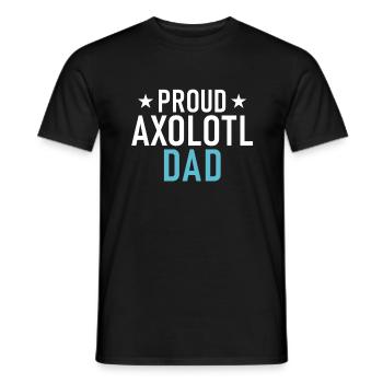 Axolotl Liebhaber Geschenke - Männer T-Shirt - Schwarz - Vorne - AI Model Male 178 light (178cm)