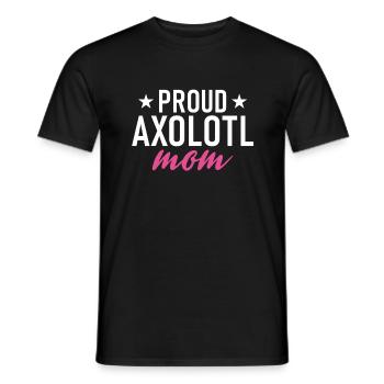 Axolotl Liebhaber Geschenke - Männer T-Shirt - Schwarz - Vorne - AI Model Male 178 light (178cm)