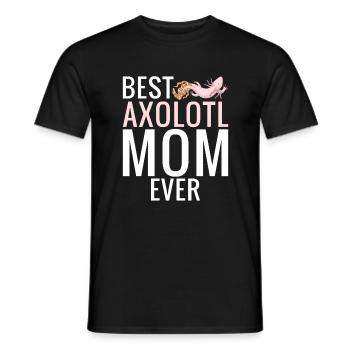 Axolotl Liebhaber Geschenke - Männer T-Shirt - Schwarz - Vorne - AI Model Male 178 light (178cm)