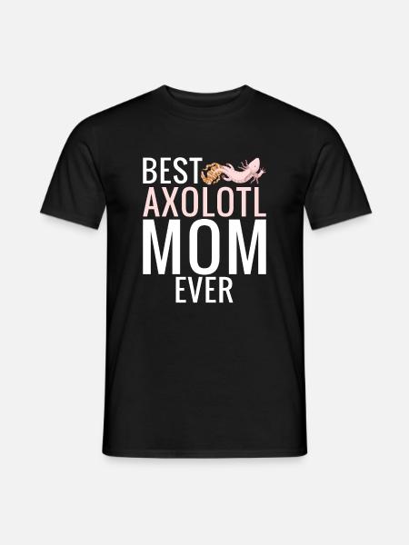 Axolotl Lover Gifts - Men's T-Shirt - black