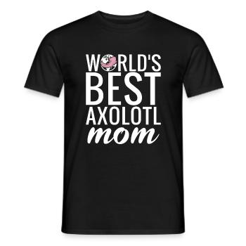 Axolotl Liebhaber Geschenke - Männer T-Shirt - Schwarz - Vorne - AI Model Male 178 light (178cm)