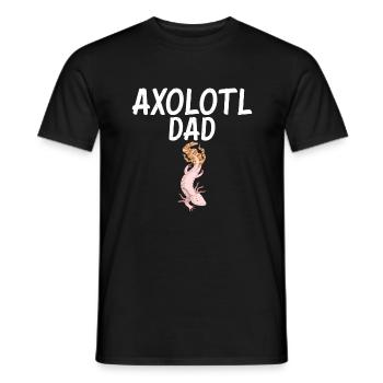 Axolotl Liebhaber Geschenke - Männer T-Shirt - Schwarz - Vorne - AI Model Male 178 light (178cm)
