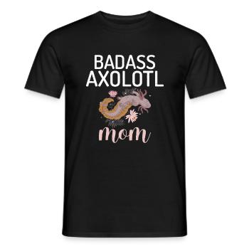 Axolotl Liebhaber Geschenke - Männer T-Shirt - Schwarz - Vorne - AI Model Male 178 light (178cm)