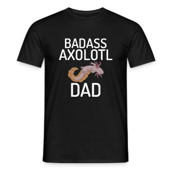 Axolotl Liebhaber Geschenke - Männer T-Shirt - Schwarz - Vorne - AI Model Male 178 light (178cm)