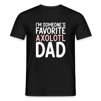 Axolotl Liebhaber Geschenke - Männer T-Shirt - Schwarz - Vorne - AI Model Male 178 light (178cm)