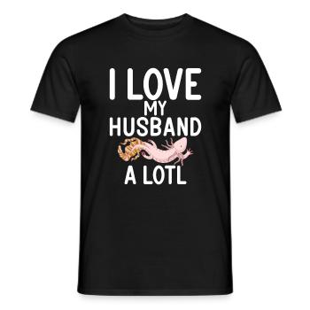 Axolotl Liebhaber Geschenke - Männer T-Shirt - Schwarz - Vorne - AI Model Male 178 light (178cm)