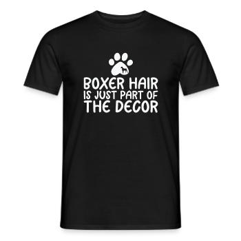 Boxer Hund Geschenke - Männer T-Shirt - Schwarz - Vorne - AI Model Male 178 light (178cm)