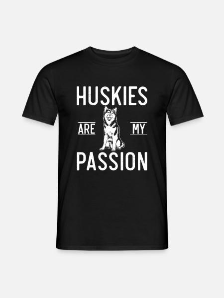Husky Dog Gifts - Men's T-Shirt - black