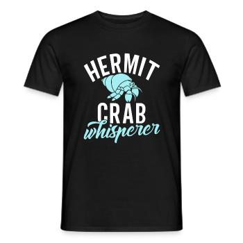 Hermit Crab Gifts - Men's T-Shirt - black - Front - AI Model Male 178 light (178cm)