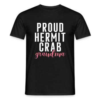 Einsiedlerkrebs-Geschenke - Männer T-Shirt - Schwarz - Vorne - AI Model Male 178 light (178cm)