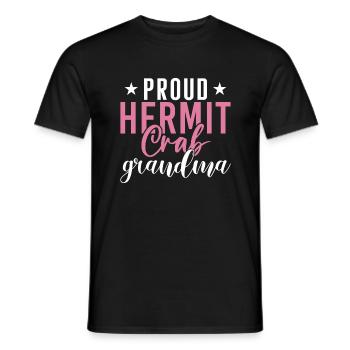Einsiedlerkrebs-Geschenke - Männer T-Shirt - Schwarz - Vorne - AI Model Male 178 light (178cm)