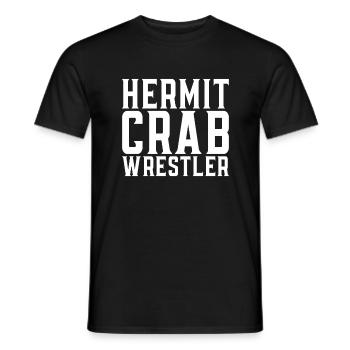 Hermit Crab Gifts - Men's T-Shirt - black - Front - AI Model Male 178 light (178cm)