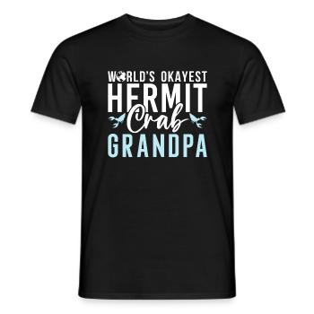 Einsiedlerkrebs-Geschenke - Männer T-Shirt - Schwarz - Vorne - AI Model Male 178 light (178cm)