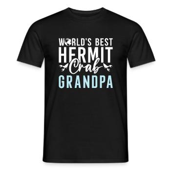 Einsiedlerkrebs-Geschenke - Männer T-Shirt - Schwarz - Vorne - AI Model Male 178 light (178cm)