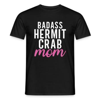 Hermit Crab Gifts - Men's T-Shirt - black - Front - AI Model Male 178 light (178cm)