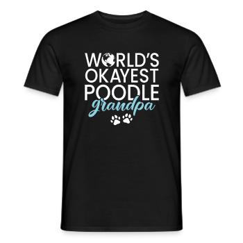 Cadeaux Caniche - T-shirt homme - noir - Devant - AI Model Male 178 light (178cm)