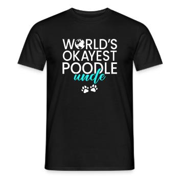 Cadeaux Caniche - T-shirt homme - noir - Devant - AI Model Male 178 light (178cm)