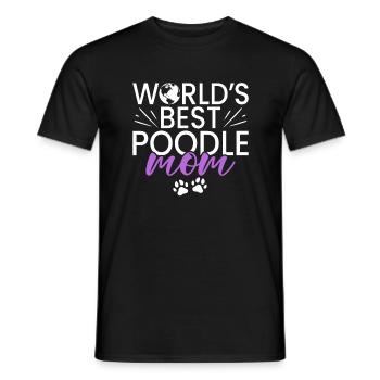 Cadeaux Caniche - T-shirt homme - noir - Devant - AI Model Male 178 light (178cm)