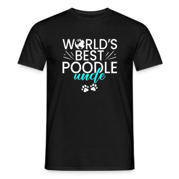 Cadeaux Caniche - T-shirt homme - noir - Devant - AI Model Male 178 light (178cm)