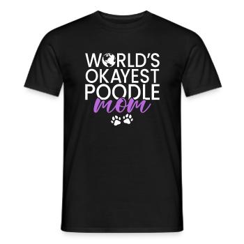 Cadeaux Caniche - T-shirt homme - noir - Devant - AI Model Male 178 light (178cm)