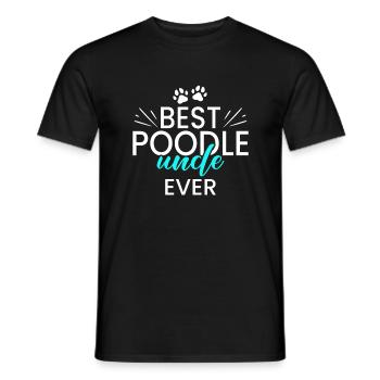 Cadeaux Caniche - T-shirt homme - noir - Devant - AI Model Male 178 light (178cm)