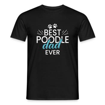 Cadeaux Caniche - T-shirt homme - noir - Devant - AI Model Male 178 light (178cm)
