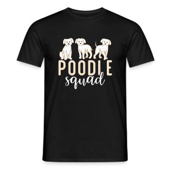 Poodle Gifts - Männer T-Shirt - Schwarz - Vorne - AI Model Male 178 light (178cm)