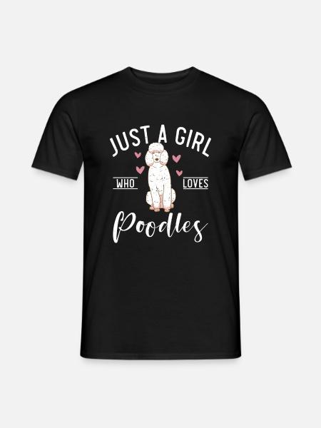 Poodle Gifts - Männer T-Shirt - Schwarz