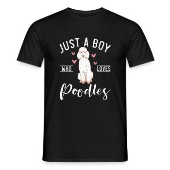 Cadeaux Caniche - T-shirt homme - noir - Devant - AI Model Male 178 light (178cm)