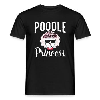 Poodle Gifts - Männer T-Shirt - Schwarz - Vorne - AI Model Male 178 light (178cm)
