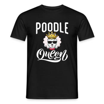 Poodle Gifts - Männer T-Shirt - Schwarz - Vorne - AI Model Male 178 light (178cm)