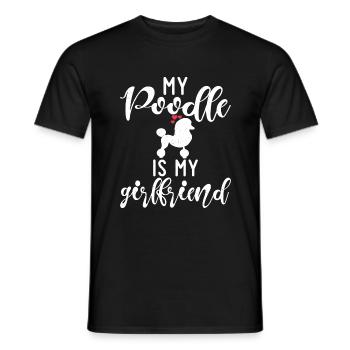 Cadeaux Caniche - T-shirt homme - noir - Devant - AI Model Male 178 light (178cm)