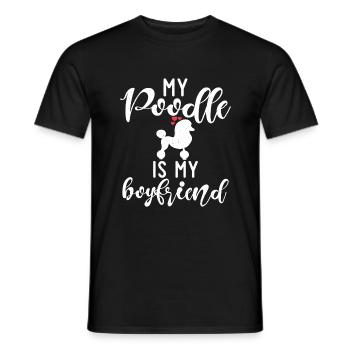 Poodle Gifts - Männer T-Shirt - Schwarz - Vorne - AI Model Male 178 light (178cm)