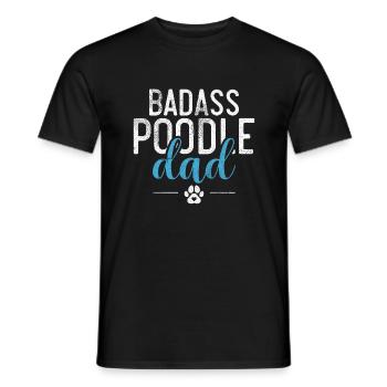 Poodle Gifts - Männer T-Shirt - Schwarz - Vorne - AI Model Male 178 light (178cm)