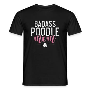 Cadeaux Caniche - T-shirt homme - noir - Devant - AI Model Male 178 light (178cm)