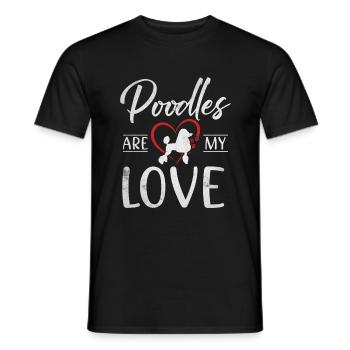 Cadeaux Caniche - T-shirt homme - noir - Devant - AI Model Male 178 light (178cm)